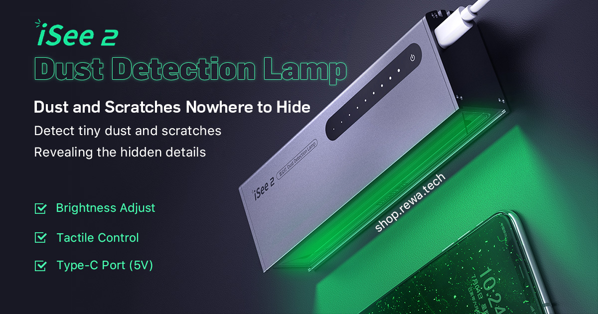 QianLi iSee Pro Stofscanner Detectie Licht voor Telefoon en Tablet Reparatie