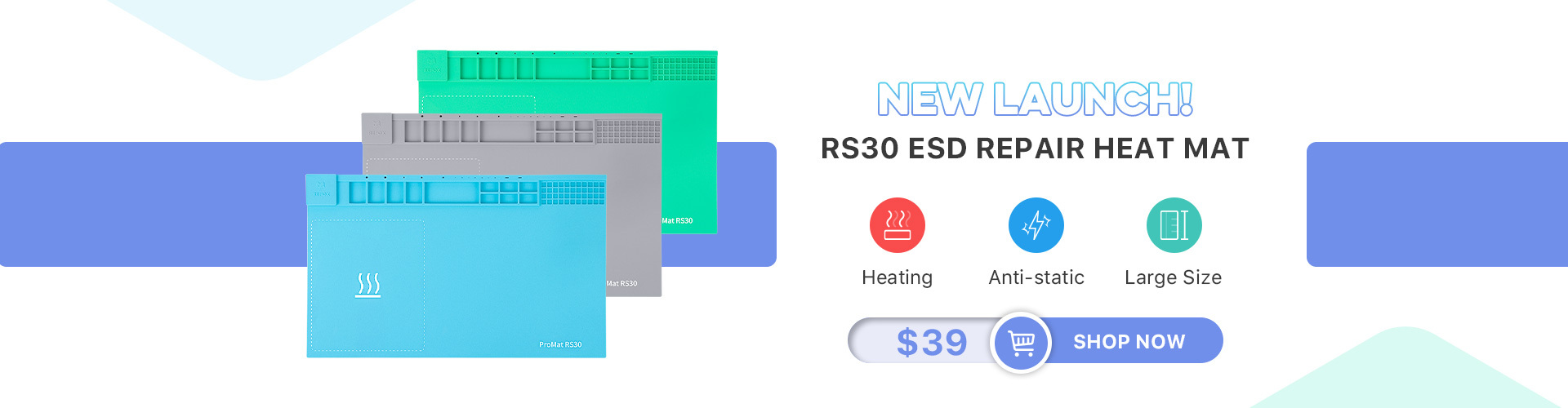 NEW LAUNCH REFOX RS30 ESD Repair Heating Pad