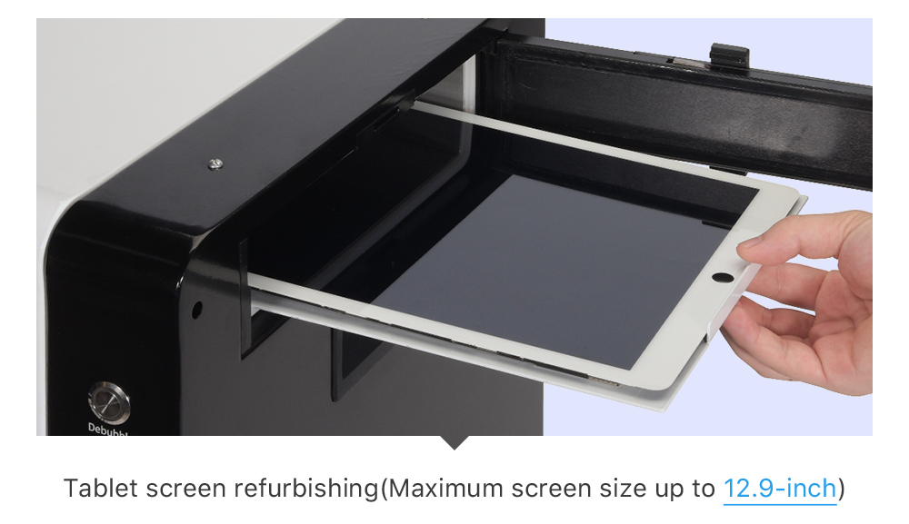 REFOX FM-50_Application_tablet screen refurbishing(maximum screen size up to 12.9-inch)