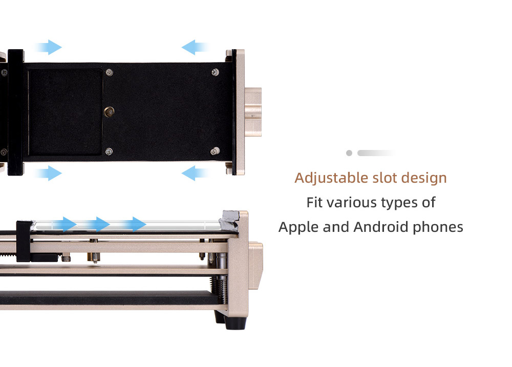 REFOX RS50 Mobile Phone Opener and Clamp Fixture_Feature_Adjustable slot design