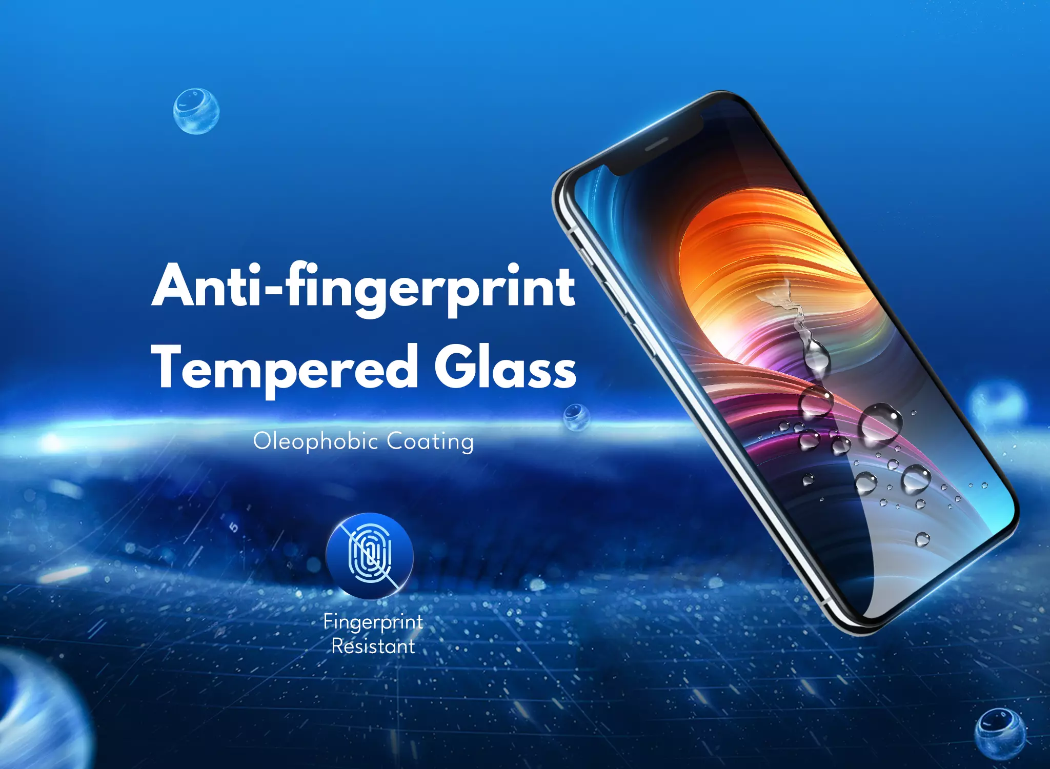 Anti-fingerprint Tempered Glass