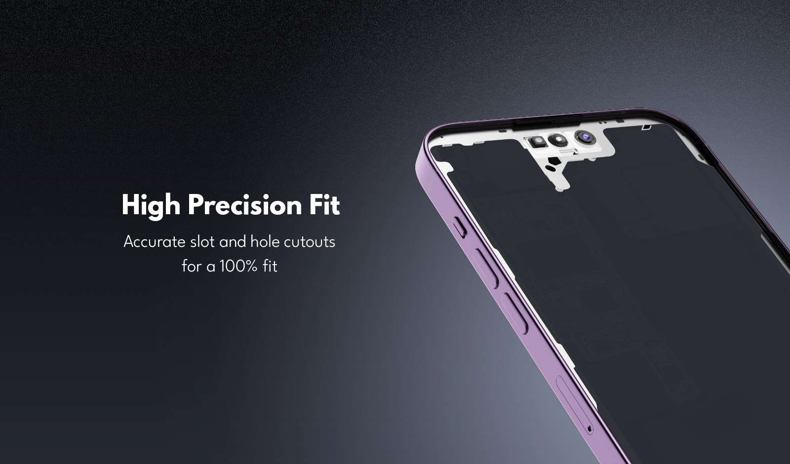 REPART iPhone Frame with Pre-installed Adhesive