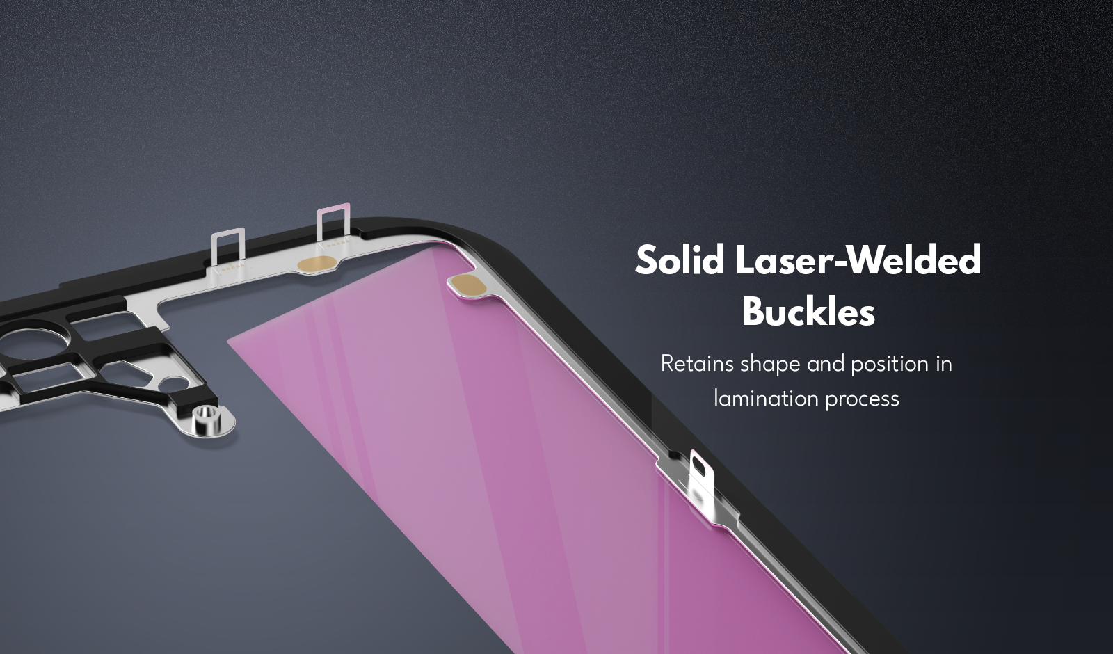 Laser Welded iPhone Frame Buckle