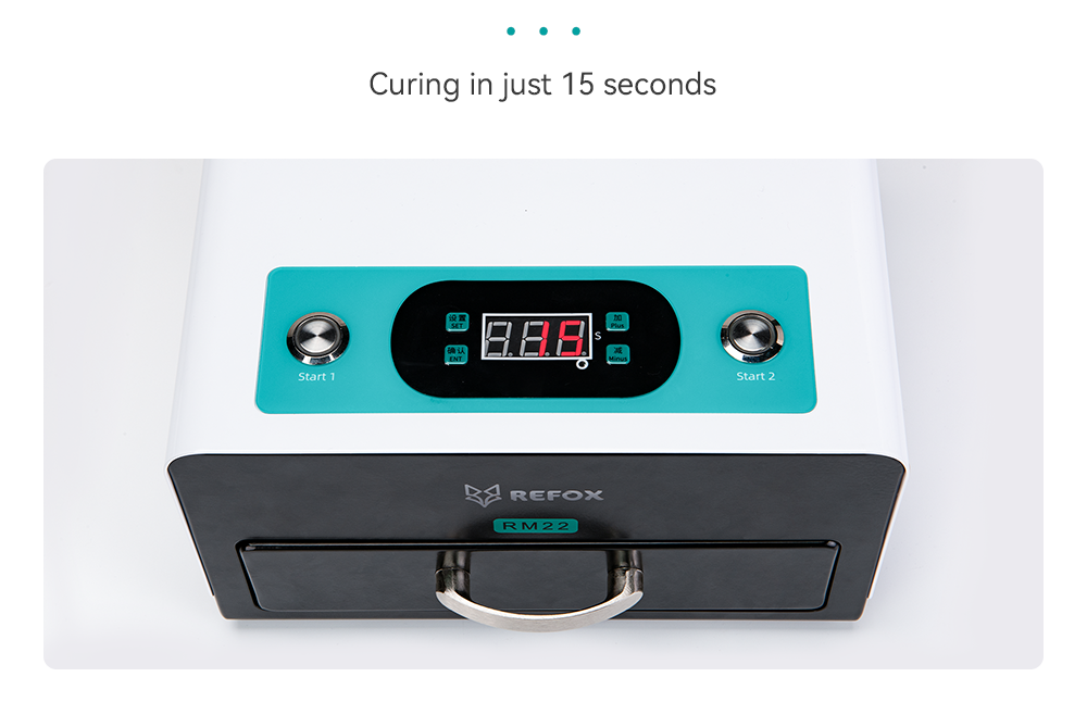 RM22 Mini UV Curing Machine fast 15 second cycle