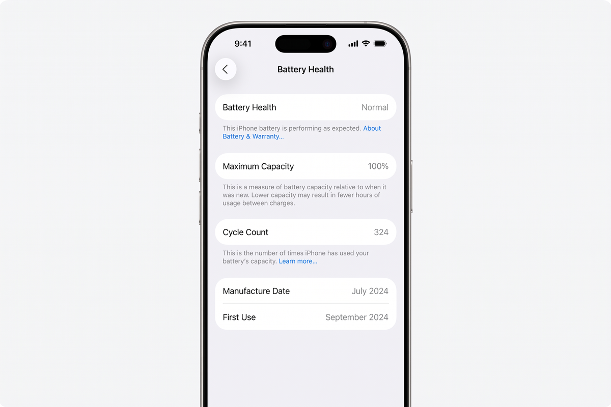 iphone battery health