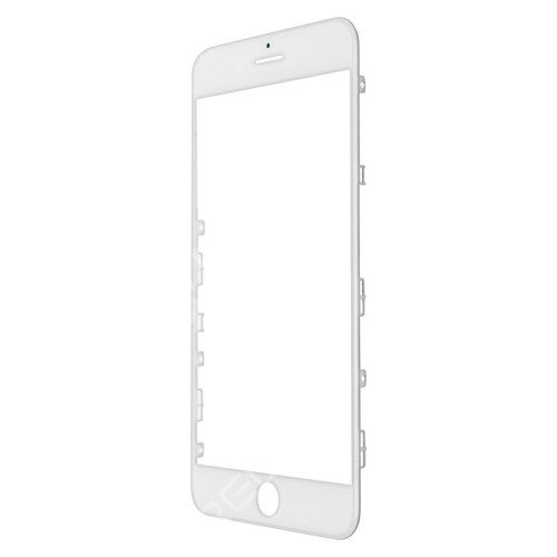 For Apple iPhone Glass Lens with Front Bezel and OCA Glue Sheet
