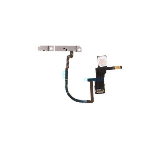 For Apple iPhone XS/XS Max Power Switch Flex Cable Replacement with Metal Plate