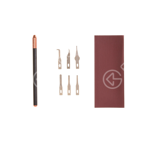 HHT Sandalwood Knife Kits For BGA Motherboard Repair (3 Pcs Handle with 6 Pcs Blades) 