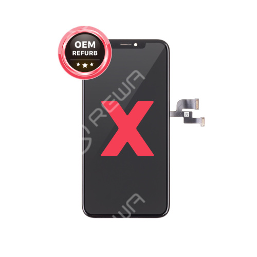 For Apple iPhone X OLED Assembly with Frame ( OEM Refurbished ）