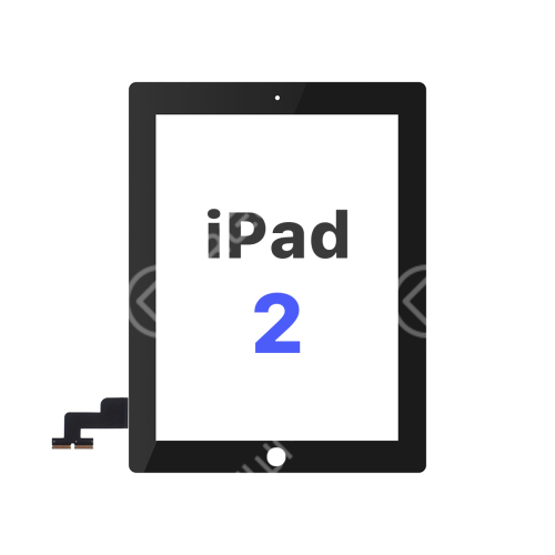 Apple iPad 2 Touch Screen Digitizer Replacement (Home Button Pre-installed)