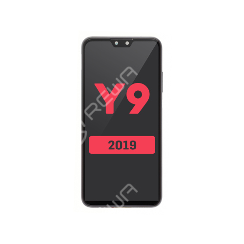 For Huawei Y9 (2019) LCD Display and Touch Screen Digitizer Assembly with Frame Replacement