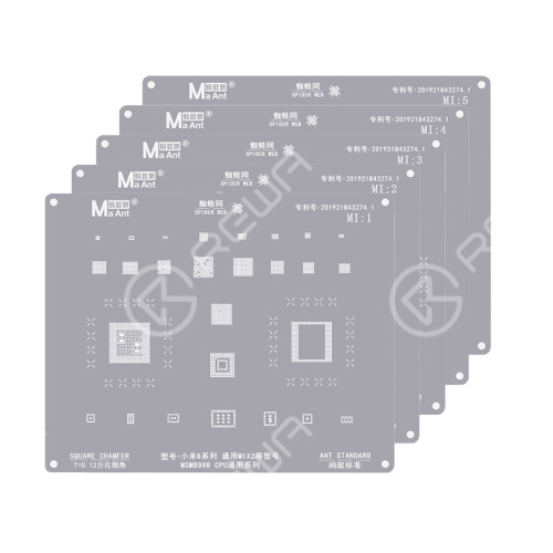 MaAnt  BGA Reballing Stencil For Xiaomi (Mi 3-11/Redmi/Redmi Note Series)