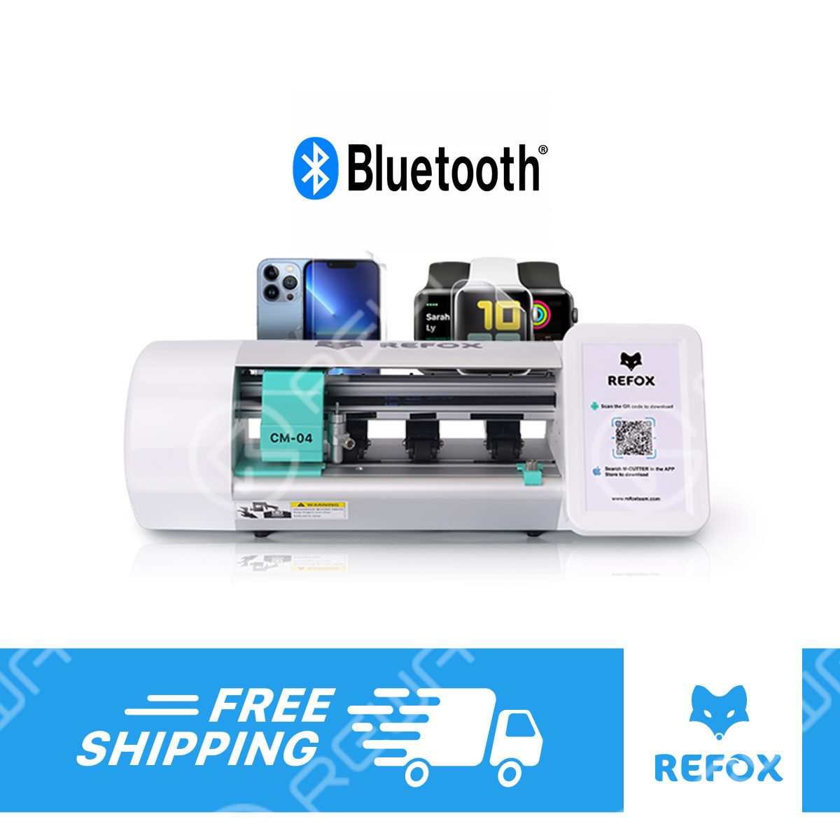 REFOX Bluetooth Ver CM04 Screen Protector Film Cutting Machine for