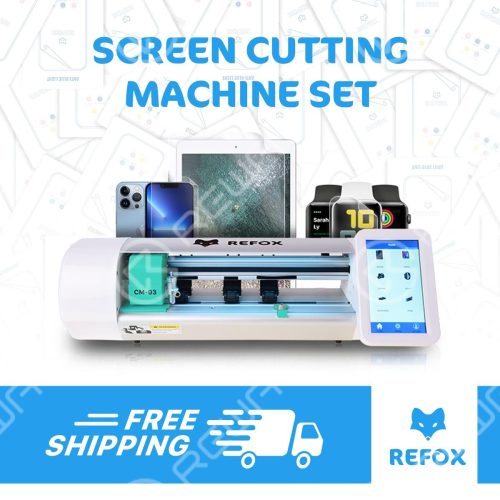 REFOX CM-03 Screen Protector Film Cutting Machine Set - with 300PCS Film