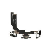 Charging Port Flex Cable for iPhone 16e (SE 2025) (Pull) - Black