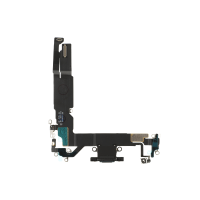 Charging Port Flex Cable for iPhone 16 (Pull) - Black