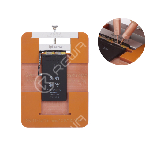 REFOX Mobile Phone Battery Welding Fixture for iPhone X~14 Pro Max