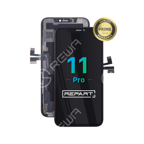 REPART iPhone 11 Pro Hard OLED Screen Replacement - Prime (Reserved OEM IC Pads)