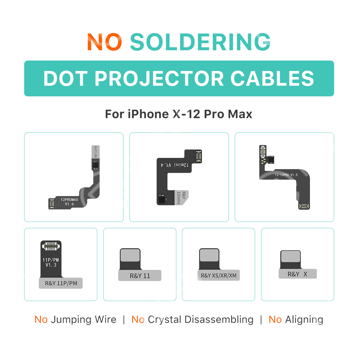 iPhone点R Ear Speaker Ear Piece Proximity Sensor Flex Replacement for iPhone