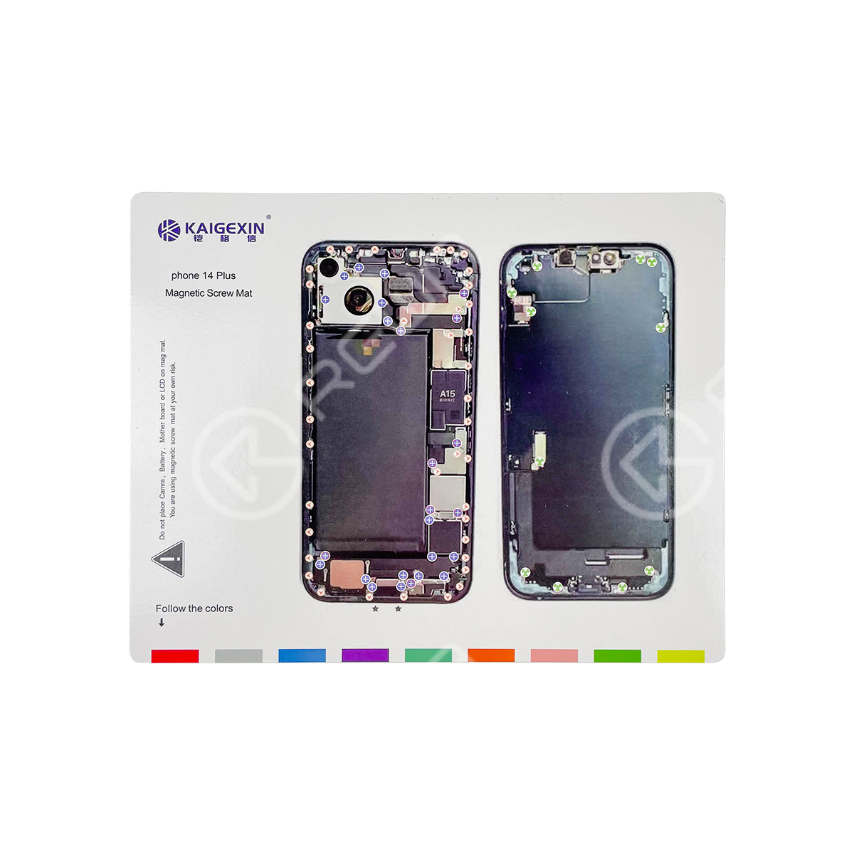 Magnetic Screw Mat for iPhone 14 13 Mini 12 11 Pro Max XR XS 8 7