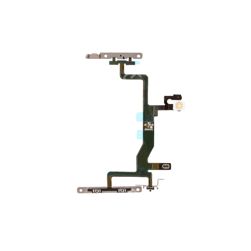 Apple iPhone 6s Power Volume Flex Cable (With Metal Plate Pre-installed)