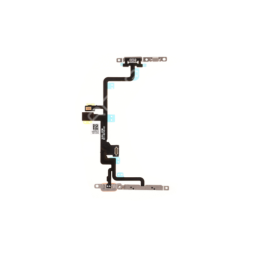 Apple iPhone 7 Plus Power Volume Flex Cable (With Metal Plate Pre-installed)