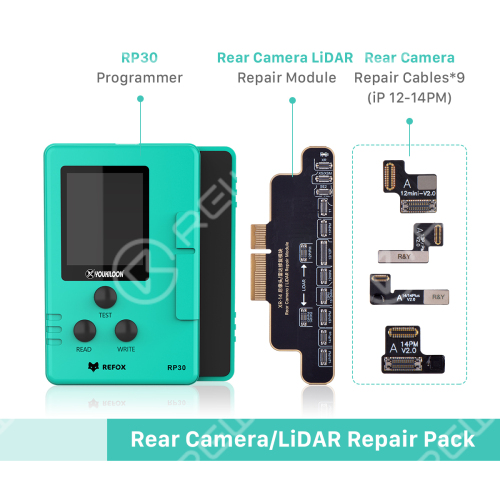 REFOX RP30 Rear Camera / LiDAR Repair Module & Tag-on Cables