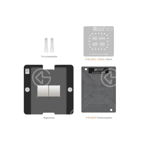 AMAOE LCD Screen IC Reballing Platform/Stencil for iPhone X-15 Pro Max