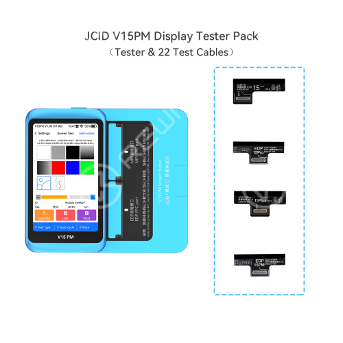 JCID V15 PM Screen Tester Set for iPhone X-15 Pro Max