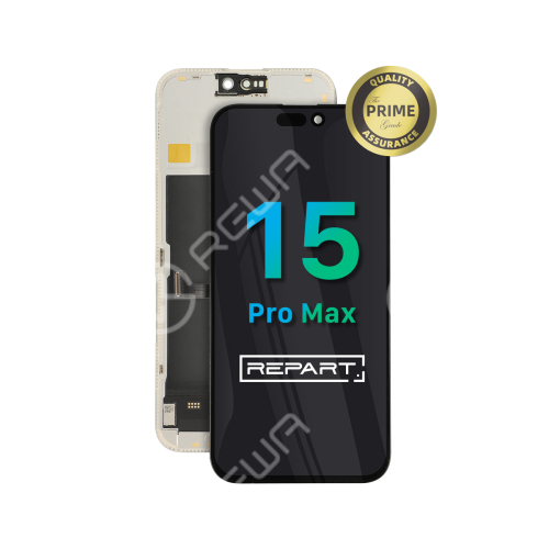 REPART Hard OLED Screen Replacement for iPhone 15 Pro Max - Prime (Supports IC Transfer)