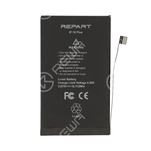 REPART Standard Capacity Battery Replacement for iPhone 16 Plus - Select