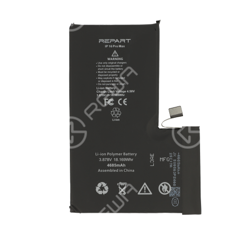 REPART Standard Capacity Battery Replacement for iPhone 16 Pro Max - Select