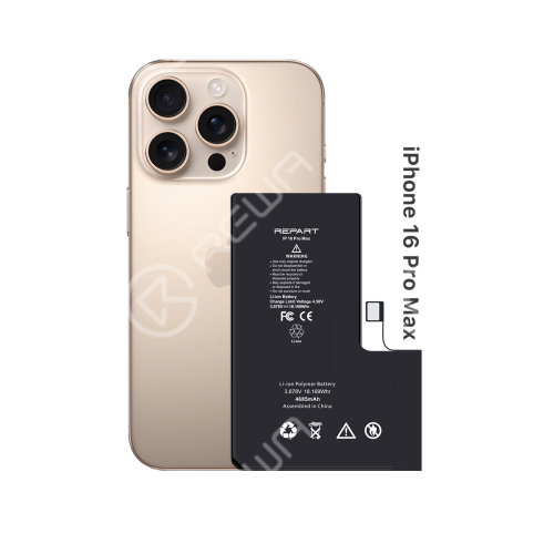 REPART Standard Capacity Battery Replacement for iPhone 16 Pro Max - Select