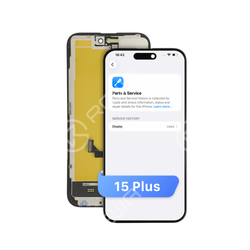 Diagnostic-Compatible Soft OLED Screen Assembly for iPhone 15 Plus  (IC Transfer NOT Required)