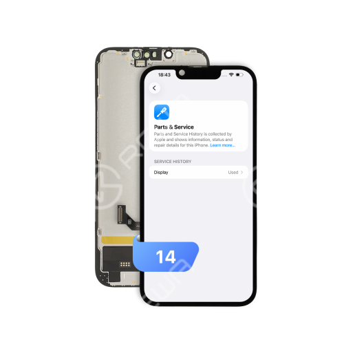 Diagnostic-Compatible Soft OLED Screen Assembly for iPhone 14 (IC Transfer NOT Required)