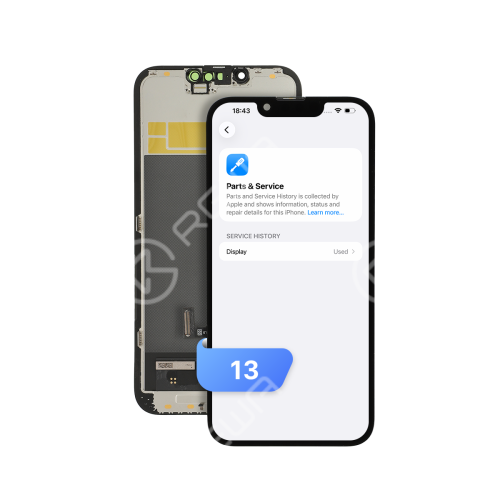 Diagnostic-Compatible Soft OLED Screen Assembly for iPhone 13 (IC Transfer NOT Required)