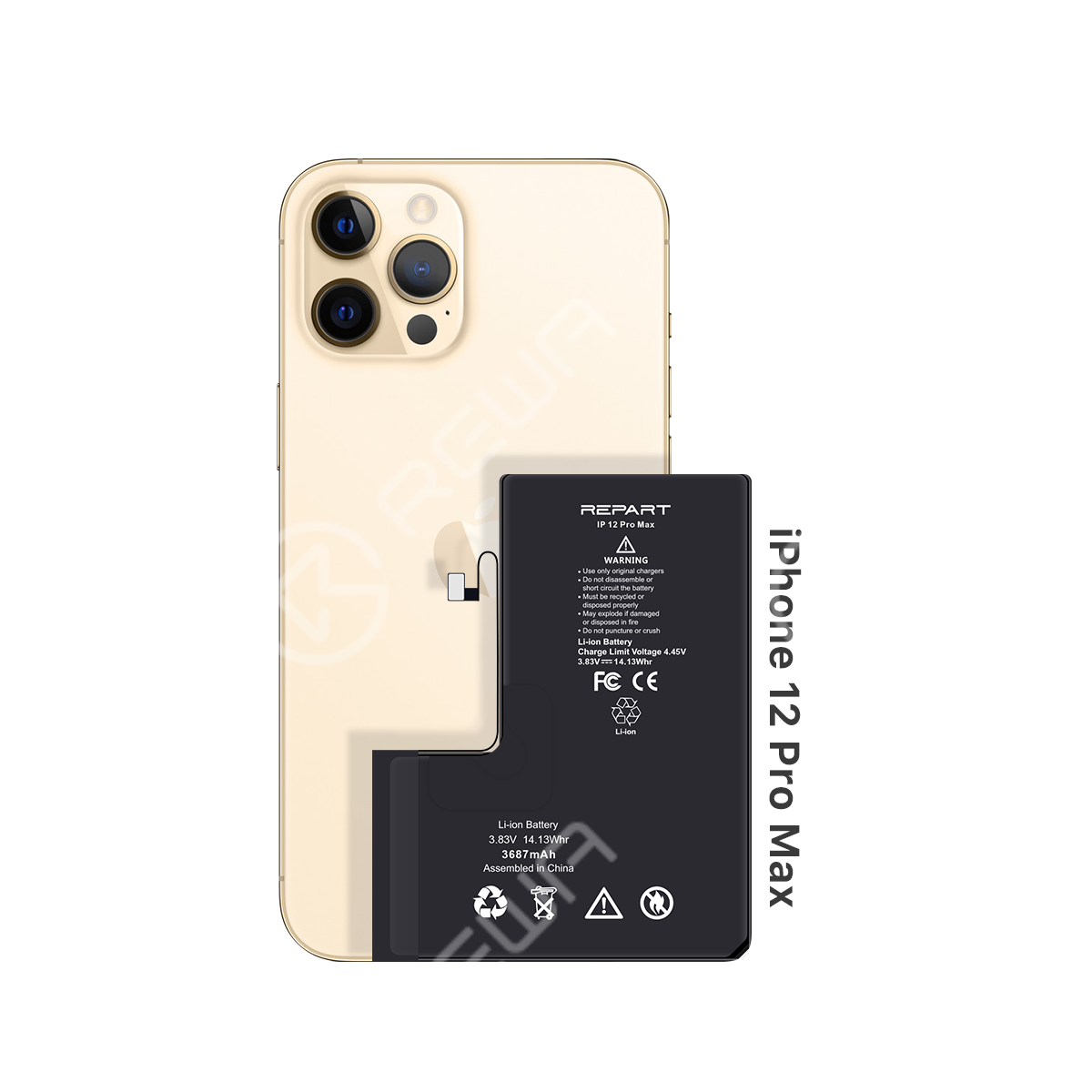 iPhone12pro max 256GB バッテリー87% iPhone 12 Pro MAX Battery Replacement Original Apple OEM Battery