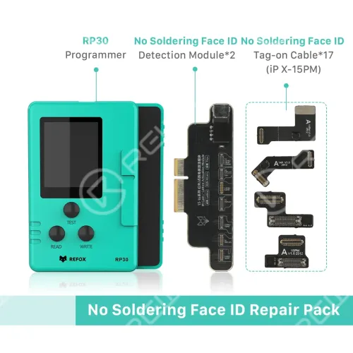 REFOX RP30 iPhone Programmer Packs (Battery / Face ID / True Tone / Front & Rear Camera / LiDAR / Proximity Ambient Light)
