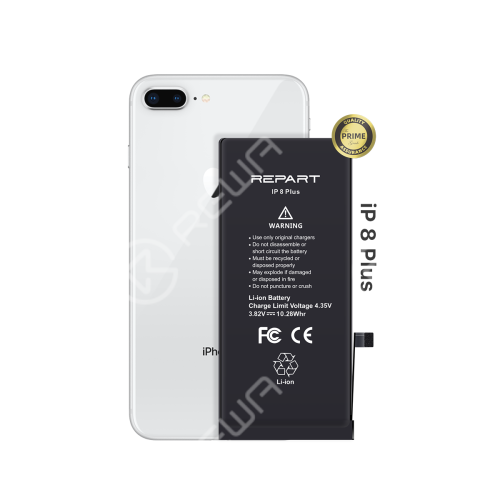 REPART Standard Capacity Battery Replacement for iPhone 8 Plus - Prime