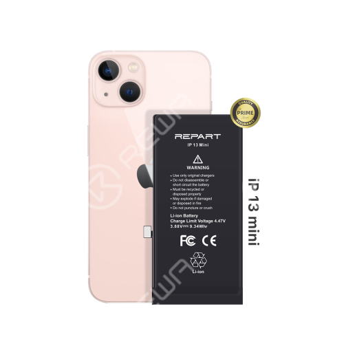 REPART Standard Capacity Battery Replacement for iPhone 13 Mini - Prime