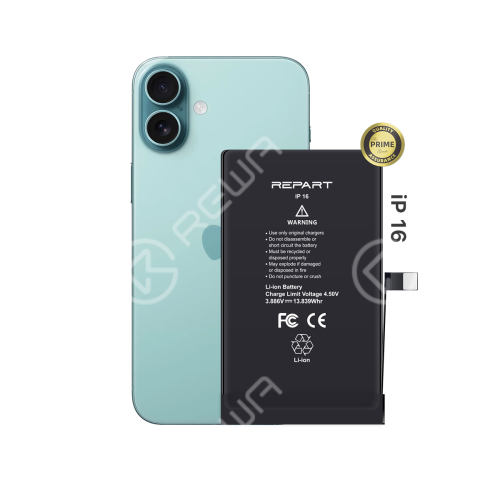REPART Standard Capacity Battery Replacement for iPhone 16 - Prime