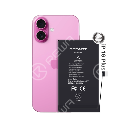REPART High Capacity Battery Replacement for iPhone 16 Plus - Select