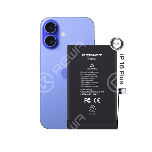 REPART Standard Capacity Battery Replacement for iPhone 16 Plus - Select