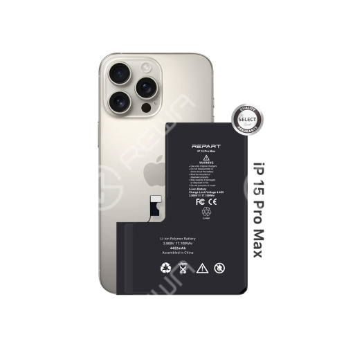 REPART Standard Capacity Battery Replacement for iPhone 15 Pro Max - Select