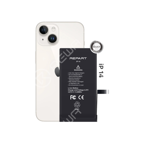 REPART High Capacity Battery Replacement for iPhone 14 - Select