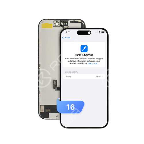 Diagnostic-Compatible Soft OLED Screen Assembly for iPhone 16 (IC Transfer NOT Required)