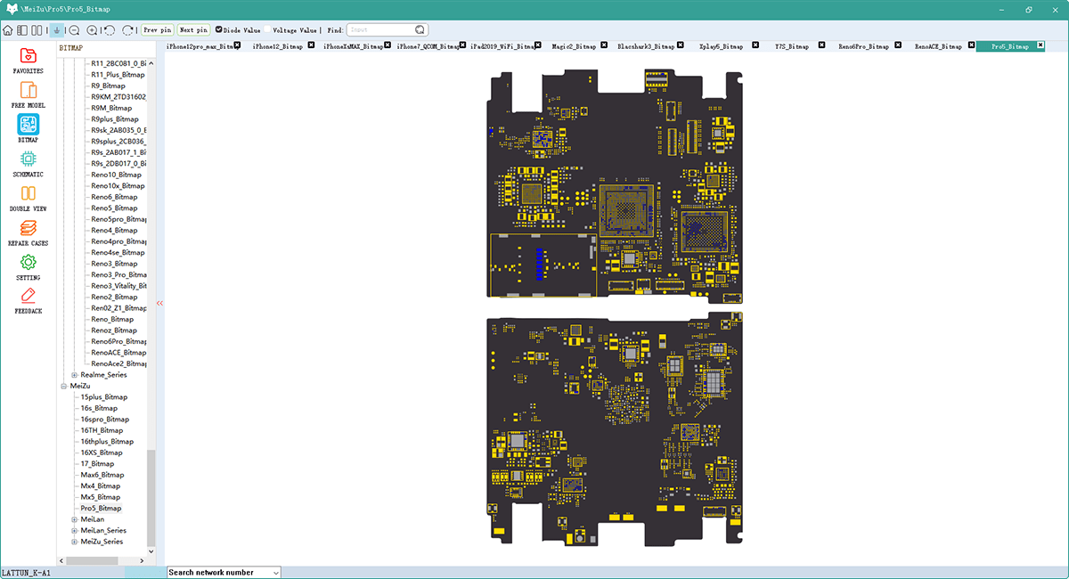 REFOX Bitmap - iPhone Schematic Diagram Tool