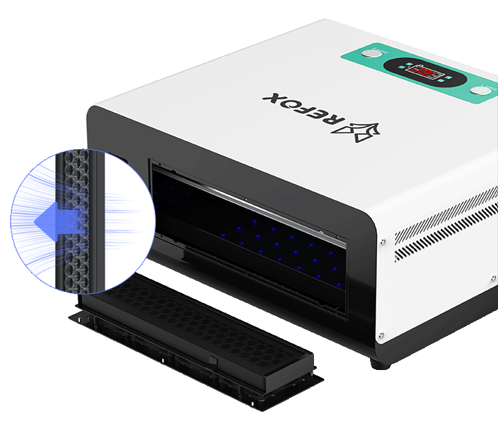 cleaner system of refox rm26 uv curing box