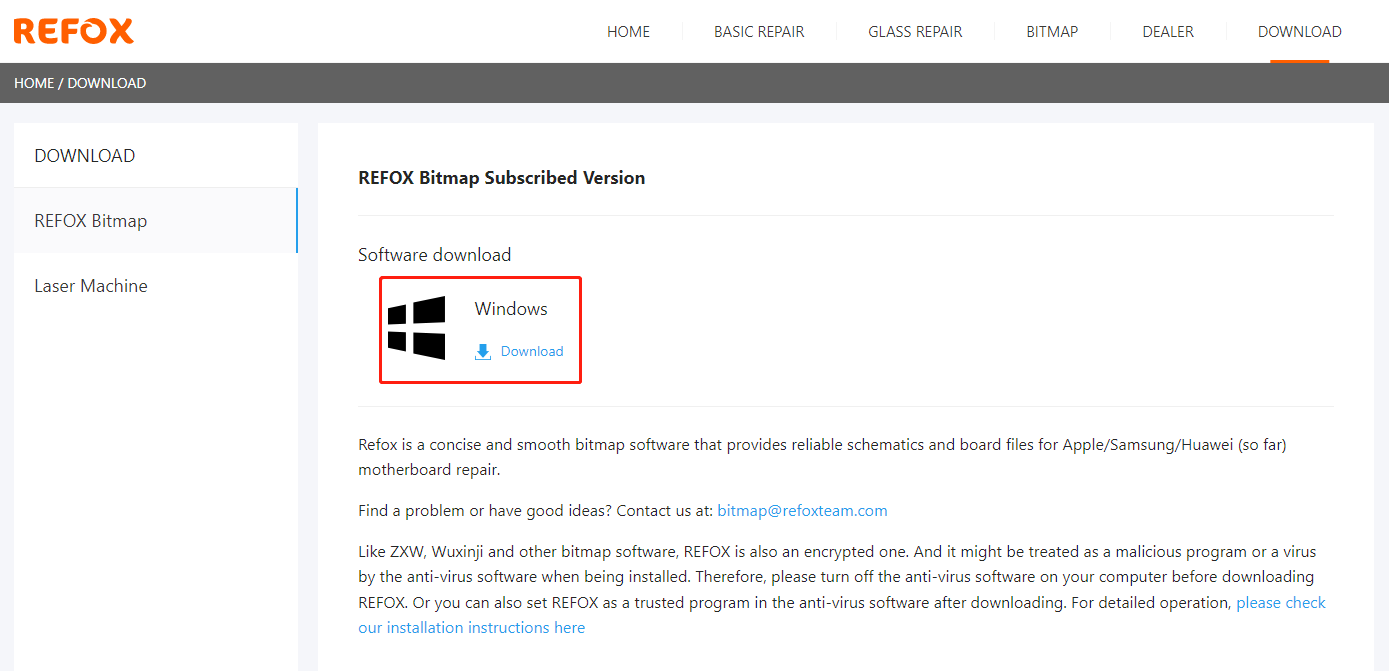 download refox