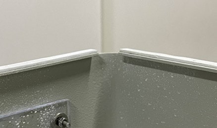 Odorless and quiet operation with the sealing tape